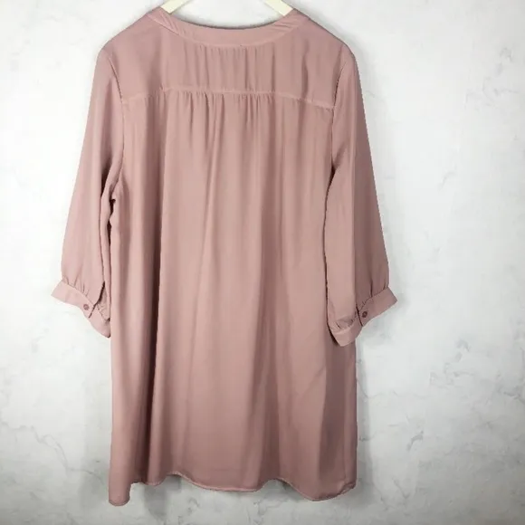 [Lulu's] Classic Mauve Shift Dress