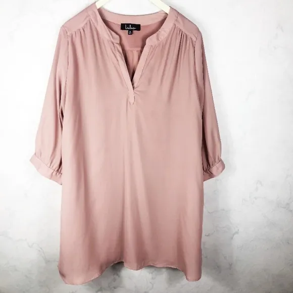 [Lulu's] Classic Mauve Shift Dress