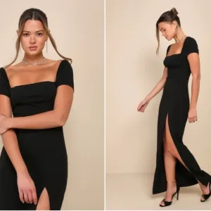 LULU's Prom Wedding Special Event Modern Chic Sexy Mermaid Maxi Dress