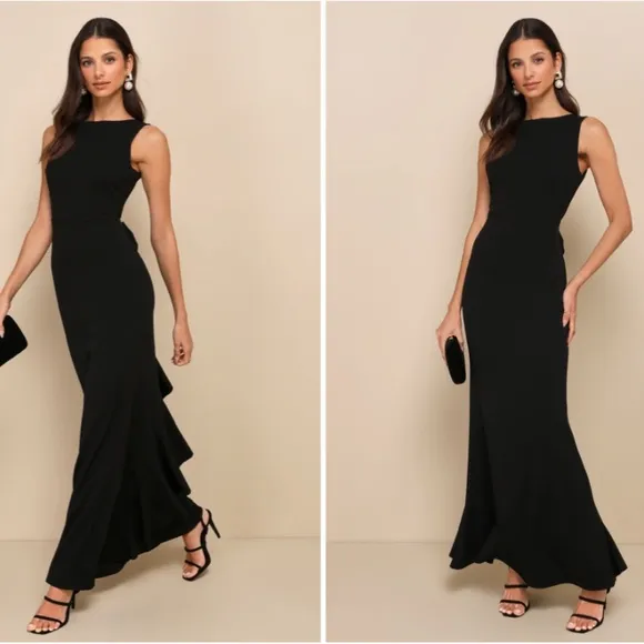LULU's Prom Wedding Special Modern Chic Sexy Elegant Mermaid Maxi Dress