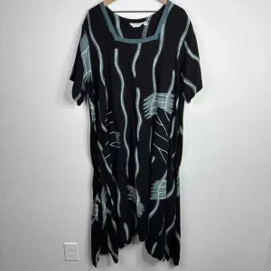 Lyng Dress‎ Women’s Size 3 Plus Size Wearable Art Kaftan Midi Swing Modern Boho