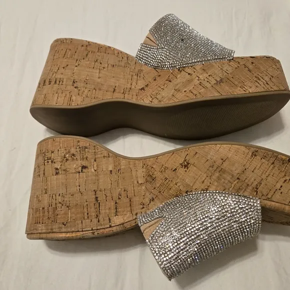 Madden Girl Rhinestone Zahara Platform