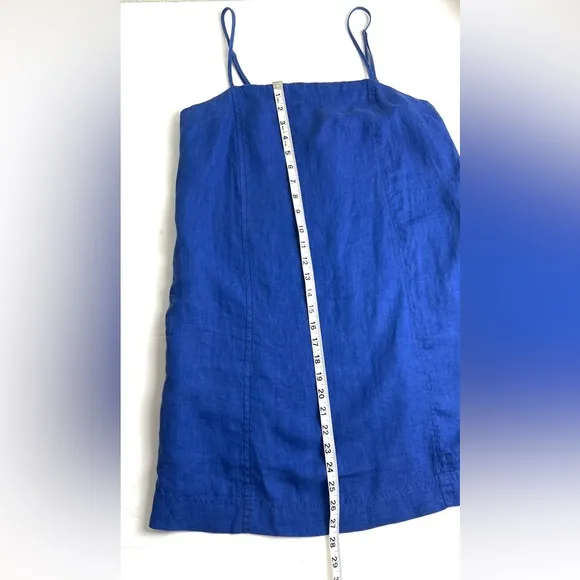 Madewell Linen Spaghetti Strap Mini Dress
