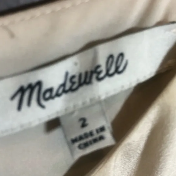 Madewell Silk Wide-Strap Midi Dress in Classic Corsage - Size 2