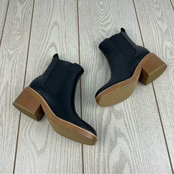 Marc Fisher Women's Modesty Block Heel Dress Booties 6.5M Black $149