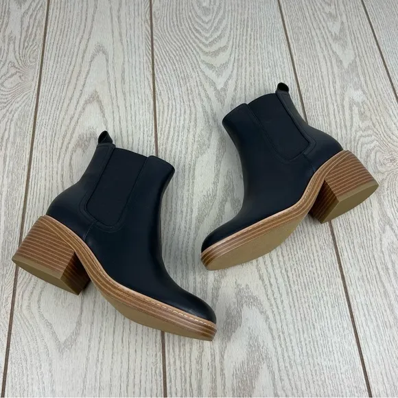 Marc Fisher Women's Modesty Block Heel Dress Booties 6.5M Black $149