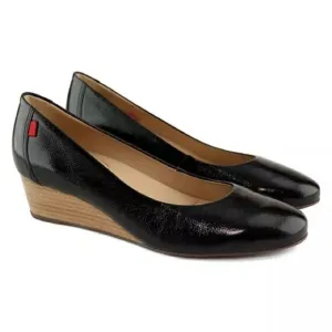 MARC JOSEPH NEW YORK Women's Prospect Round Toe Pump wedges slip on shoes so 10