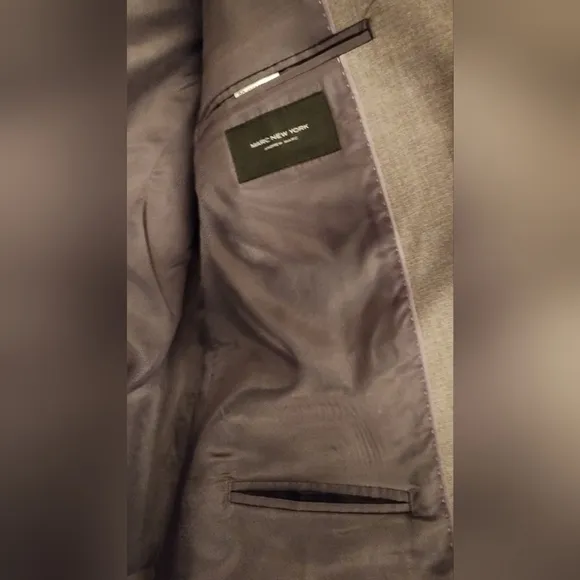 MARC New York by Andrew Marc Men's Modern-Fit Suit Jacket In Gray Size 40R