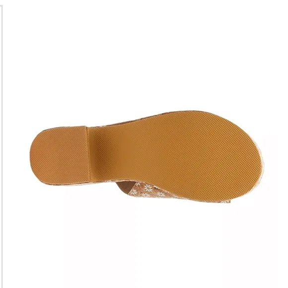 Matisse Terry Woman’s Platform Slide Sandals 👡