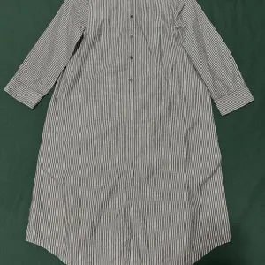 Max Mara Shirt Dress Womens 6 Midi Button Striped Career Classic Minimalist