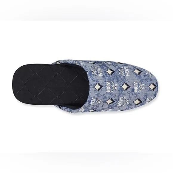 MCM Monogram Slippers (NEW IN BOX)