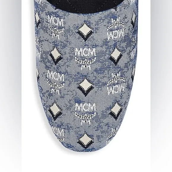 MCM Monogram Slippers (NEW IN BOX)