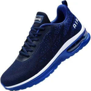 Mens Air Cushion Running Shoes Lightweight Breathable Gym Fitness Sneakers