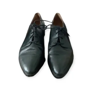 Men’s black, leather Frye dress shoes, size 11‎