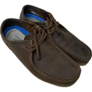 MEN'S CLARKS SHACRE II RUN MOC TOE SHOES 10.5