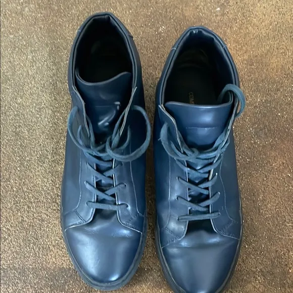 Men's Common Projects Navy High-Top Sneakers