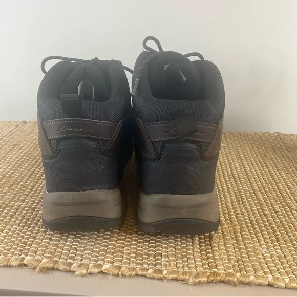 Men’s Eddie Bauer Everett Leather Waterproof Hiking Boots in Brown Size 13