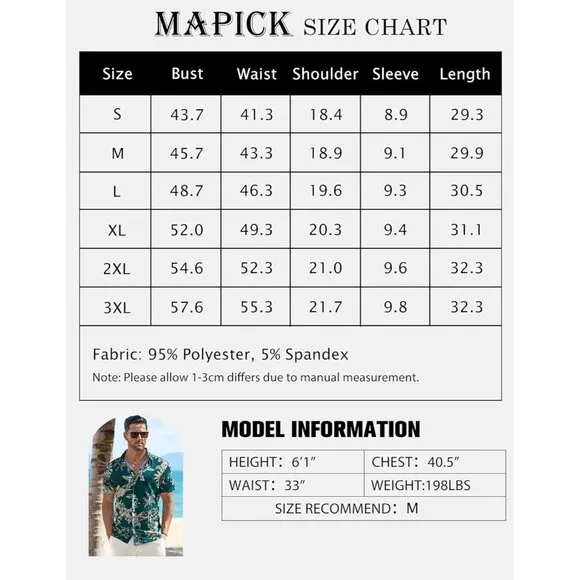 Men's Green Palm Tree Linen Short Sleeve Button Down Casual Shirt Business