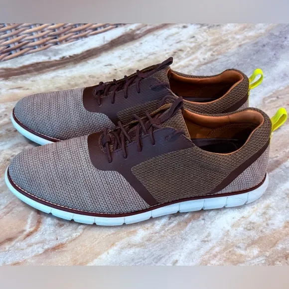 Men’s JOHNSTON &amp; MURPHY Holden Knit U-Throat shoes. Size 10.5