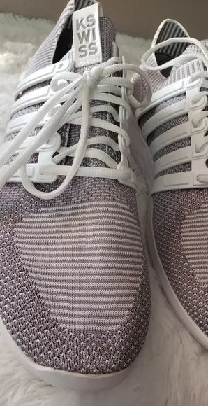 Men's K-swiss Gray sneakers Tennis Shoes size 14 Canvas Comfortable, Breathable