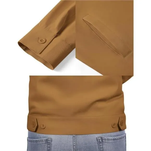 Men's Lightweight Zip Up Jackets Eisenhower Cotton Twill Jacket