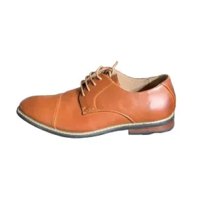 Mens NEW ITALY LEATHER SHOES size 10.5 10 1/2 PARRAZO brown ties Dress Shoes‎