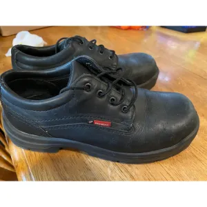 Men's Red Wing Steel Toe Shoes Black Size 9
