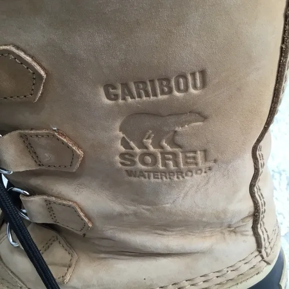Mens SOREL Caribou Waterproof Winter Boots size 8