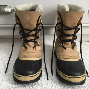 Mens SOREL Caribou Waterproof Winter Boots size 8