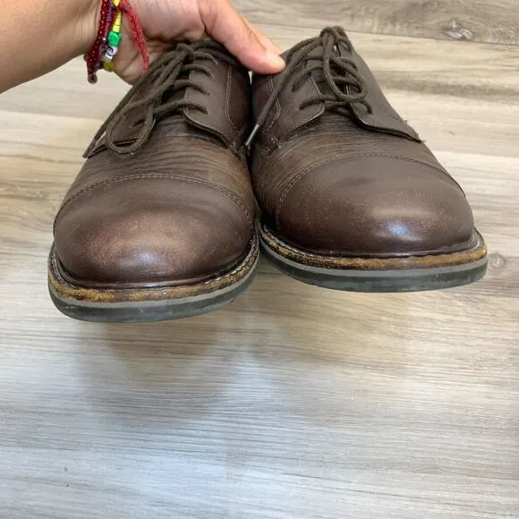 Mephisto Air Relax Goodyear Welt Brown Leather Men's Shoes Size US 11 Cap Toe