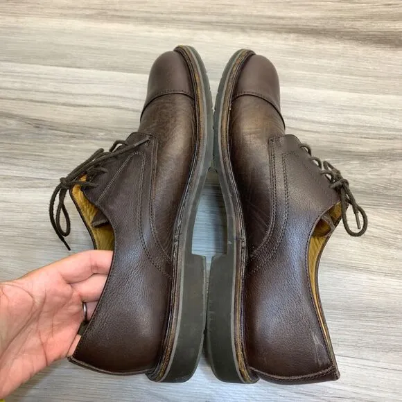 Mephisto Air Relax Goodyear Welt Brown Leather Men's Shoes Size US 11 Cap Toe