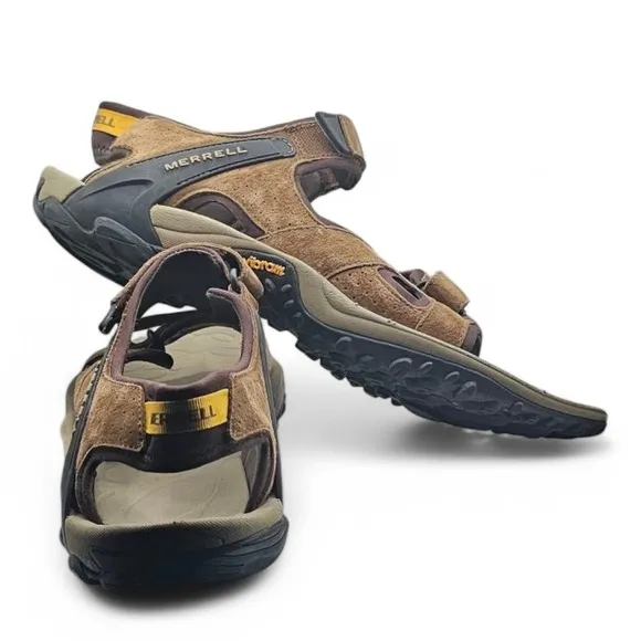 Merrell Kahuna Sandal Brown Adjustable Outdoor Sports Vibram Soles Mens Size 13