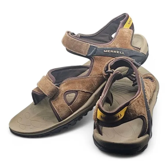 Merrell Kahuna Sandal Brown Adjustable Outdoor Sports Vibram Soles Mens Size 13