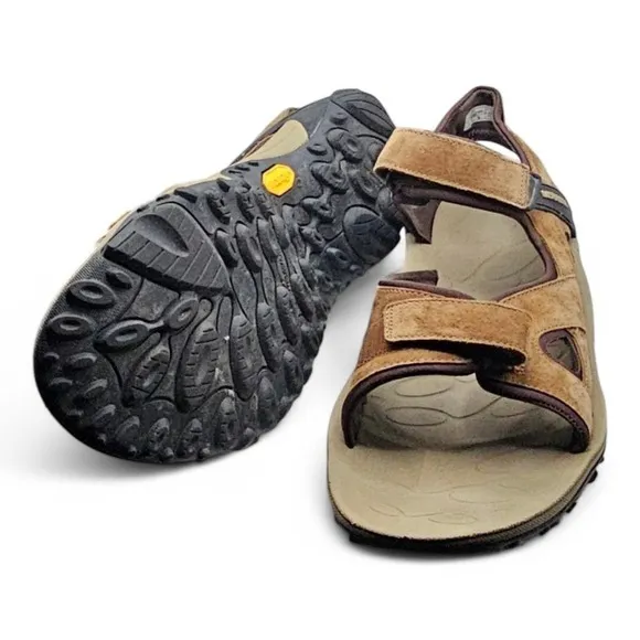 Merrell Kahuna Sandal Brown Adjustable Outdoor Sports Vibram Soles Mens Size 13