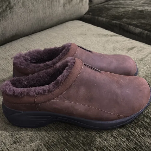 Merrell Mens Encore Chill 2 Moccasin Earth Men's Brown Slip-On Shoes Size 12