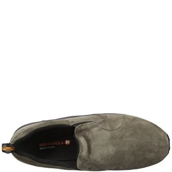 MERRELL MENS JUNGLE MOC LOAFERS SHOES, GUNSMOKE, 10 WIDE US