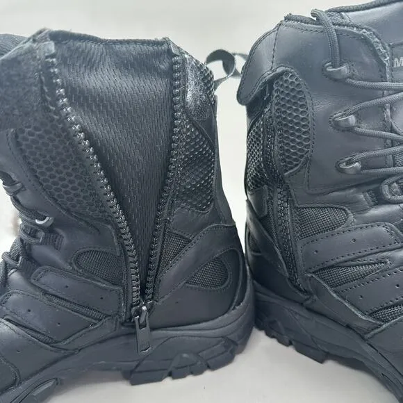 Merrell Men's Moab 2 8&quot; Tactical Response Black Waterproof Boots J45335 Size 10