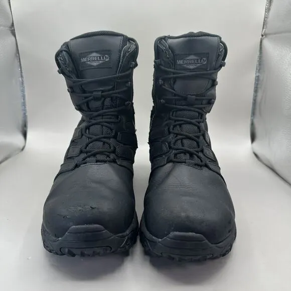Merrell Men's Moab 2 8&quot; Tactical Response Black Waterproof Boots J45335 Size 10