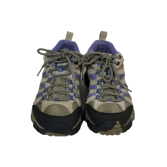 MERRELL Moab 2 Hiking Boots Sneakers Shoes in Aluminum / Marlin Womens Size 6.5