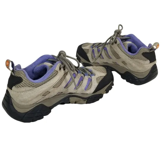 MERRELL Moab 2 Hiking Boots Sneakers Shoes in Aluminum / Marlin Womens Size 6.5