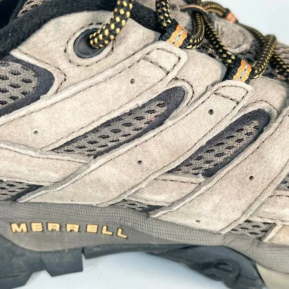 Merrell  Moab 3 Trail Hiking Low Boots Shoes Men Grey Walnut Men 9
