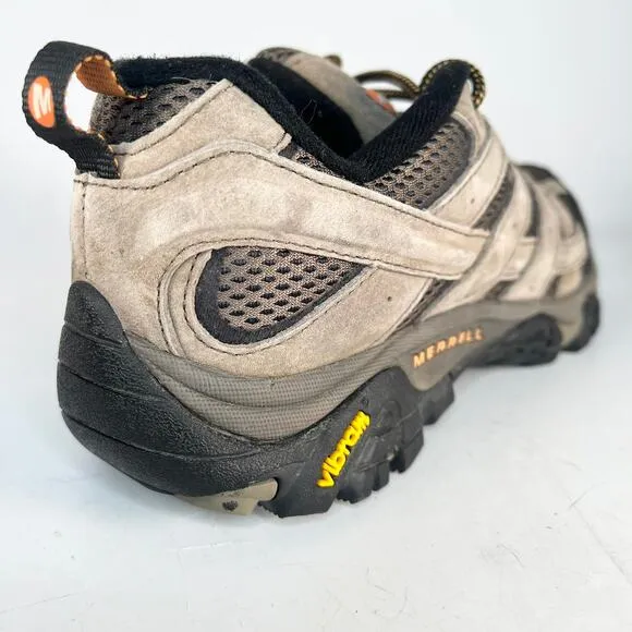 Merrell  Moab 3 Trail Hiking Low Boots Shoes Men Grey Walnut Men 9