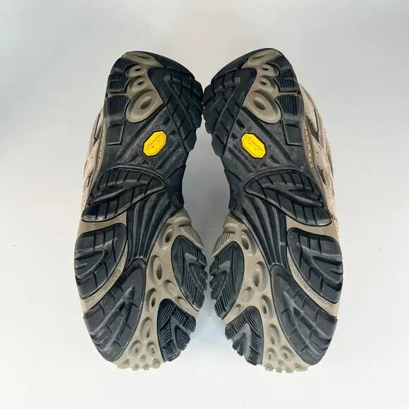 Merrell  Moab 3 Trail Hiking Low Boots Shoes Men Grey Walnut Men 9