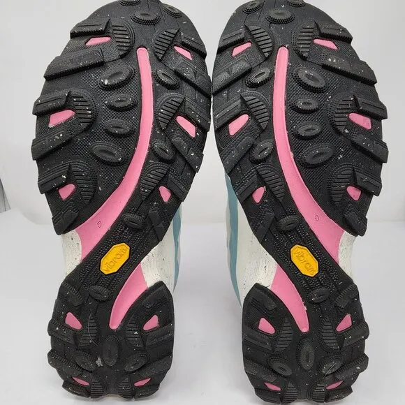 Merrell Sweaty Betty Moab Speed Gore-Tex Hiking Shoes Blue Smoke Womens Size 11