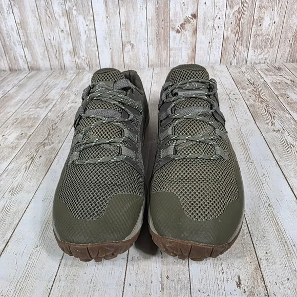 Merrell Trail Glove 6 Running Shoes Vibram Minimalist Olive Size 9