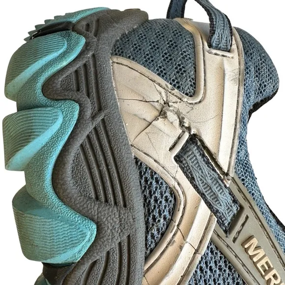 Merrell Women’s All Out Blaze Aero Sport Hiking Water Shoes Blue Heaven Size 9.5