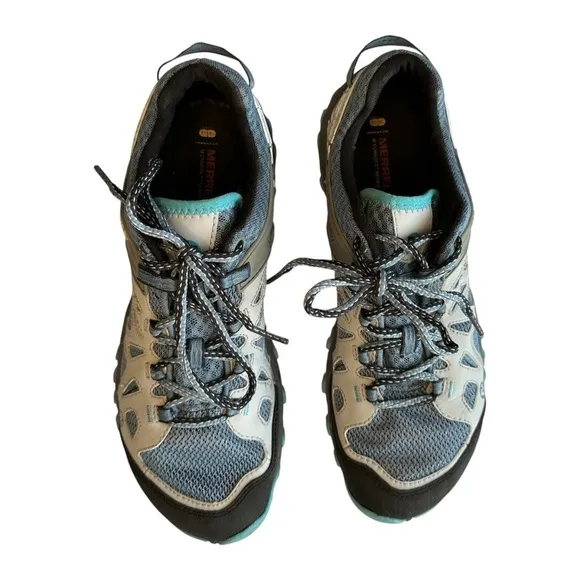 Merrell Women’s All Out Blaze Aero Sport Hiking Water Shoes Blue Heaven Size 9.5