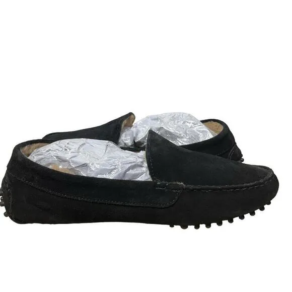 M.Gemi The Felize Shearling Suede Fleece Lined Driving Moccasin Shoes / Size-7