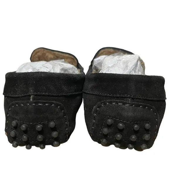 M.Gemi The Felize Shearling Suede Fleece Lined Driving Moccasin Shoes / Size-7