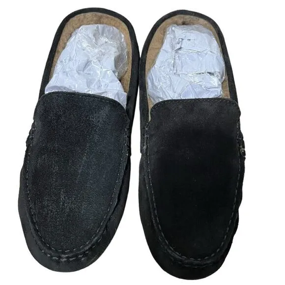 M.Gemi The Felize Shearling Suede Fleece Lined Driving Moccasin Shoes / Size-7
